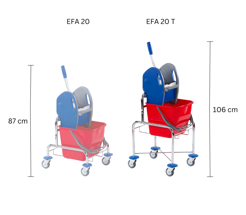 Einfachfahrwagen erhöht 17 l SOLID