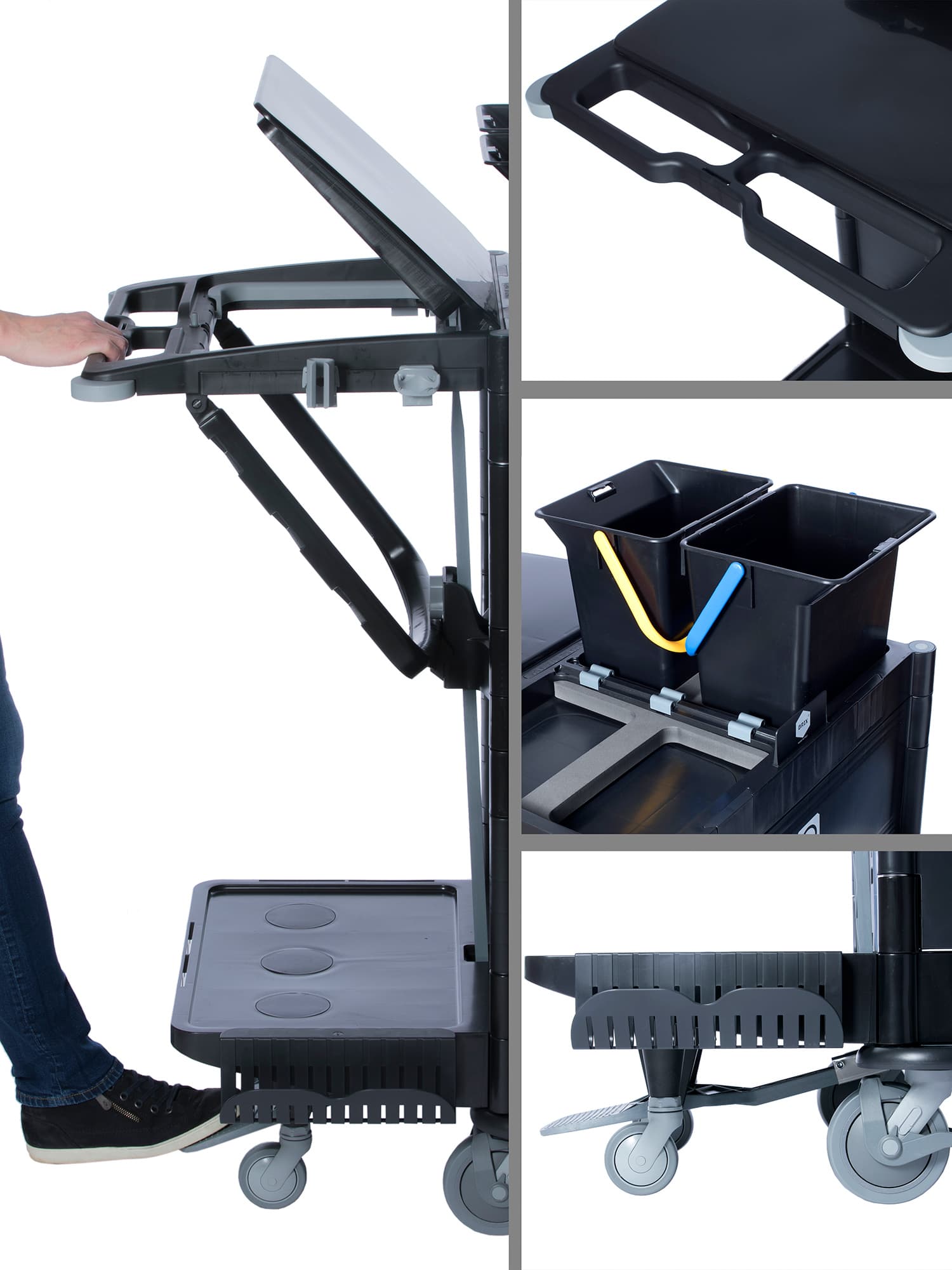 Premium Reinigungswagen 1 Quattro BRIX