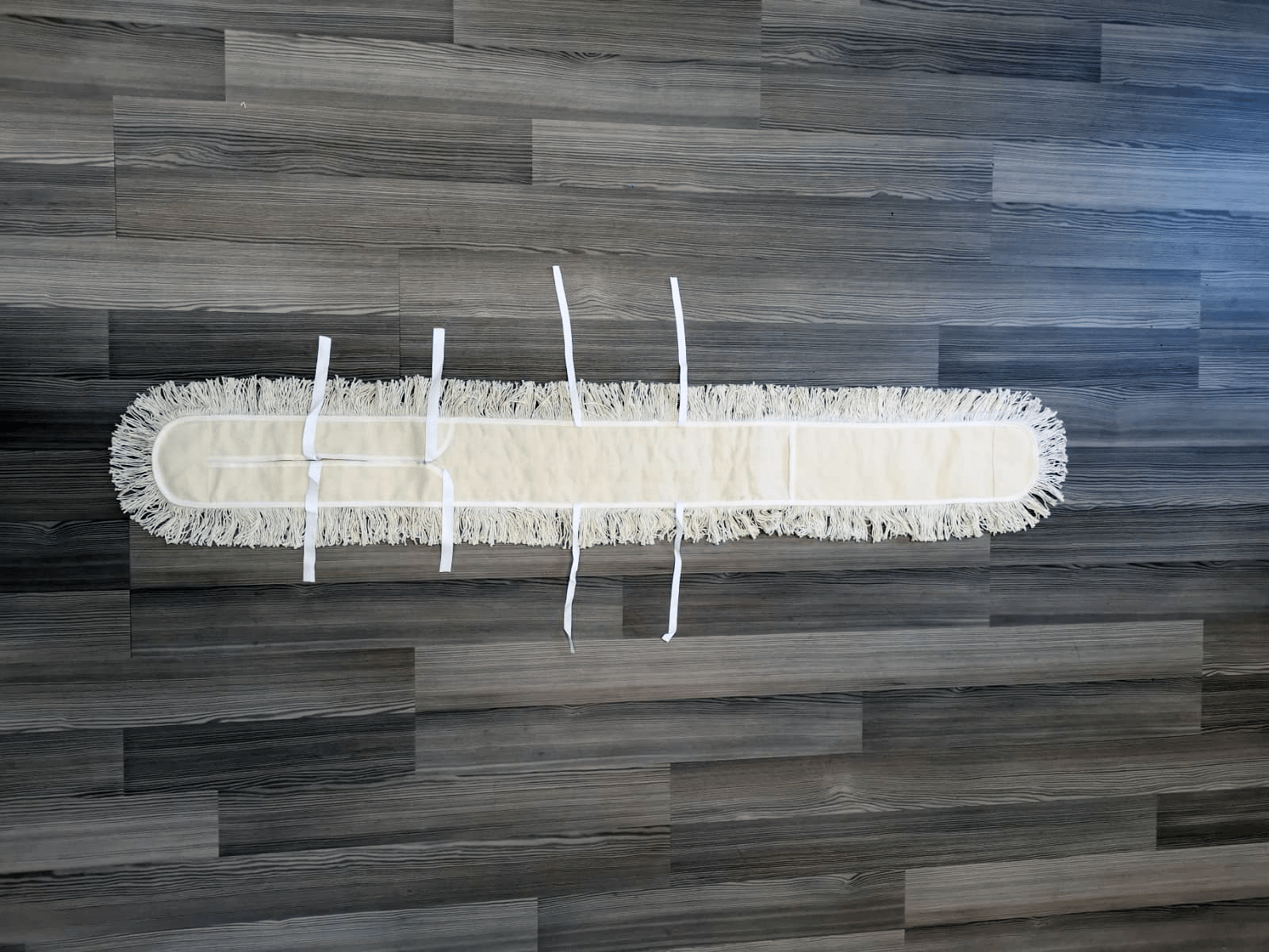 Feuchtwisch-Baumwollmopp mit Band - 110 cm