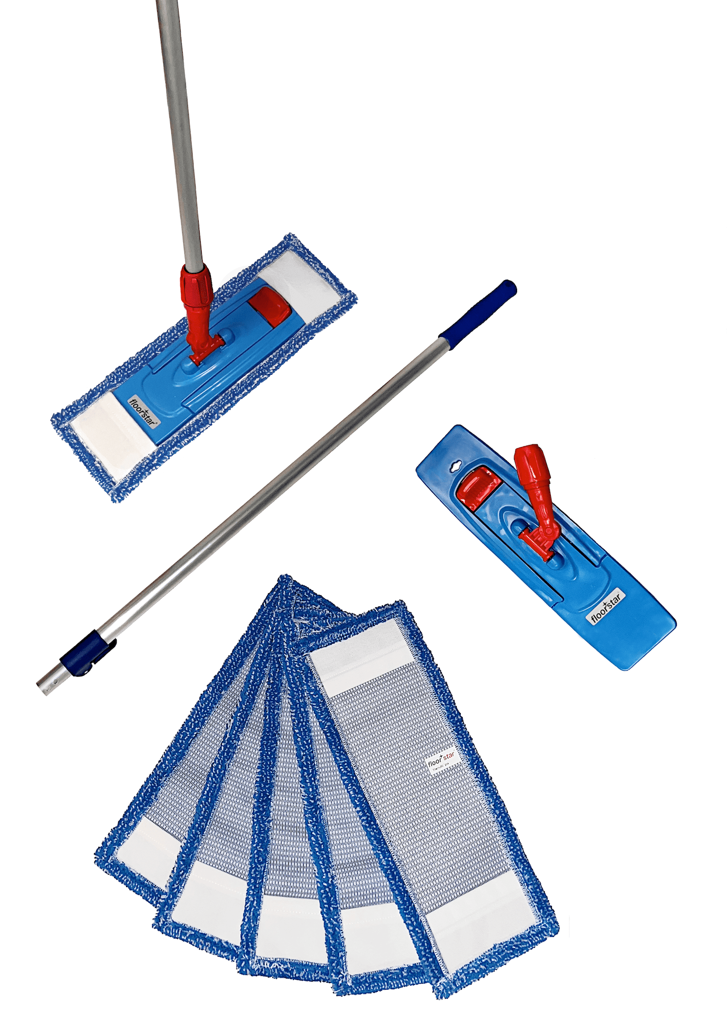 Wischset 40 cm / Pix blau