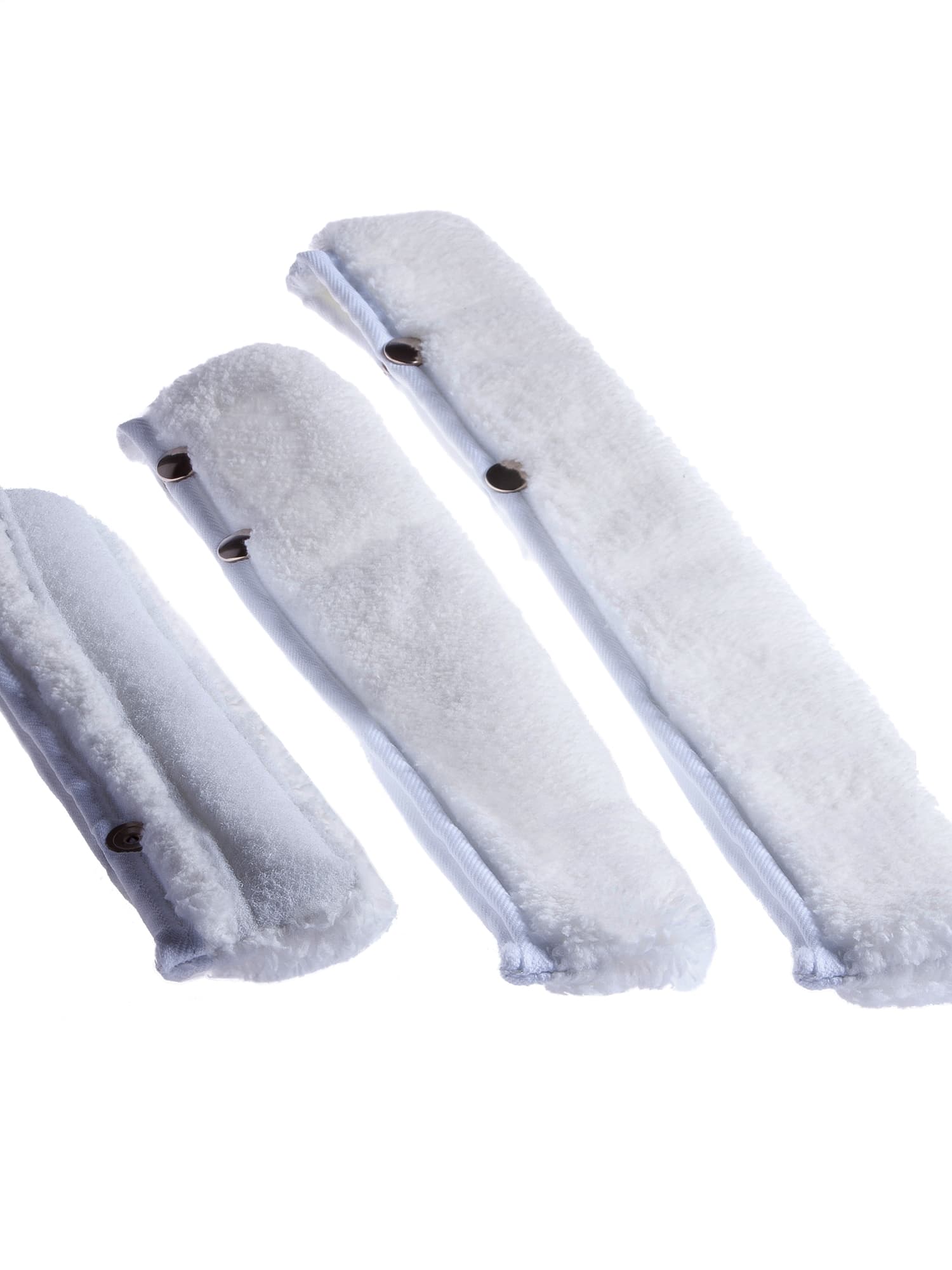 Fenster-Scheuer-Bezug Microfaser, weiß 25 cm